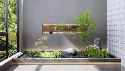 现代植物景观造景3D模型下载